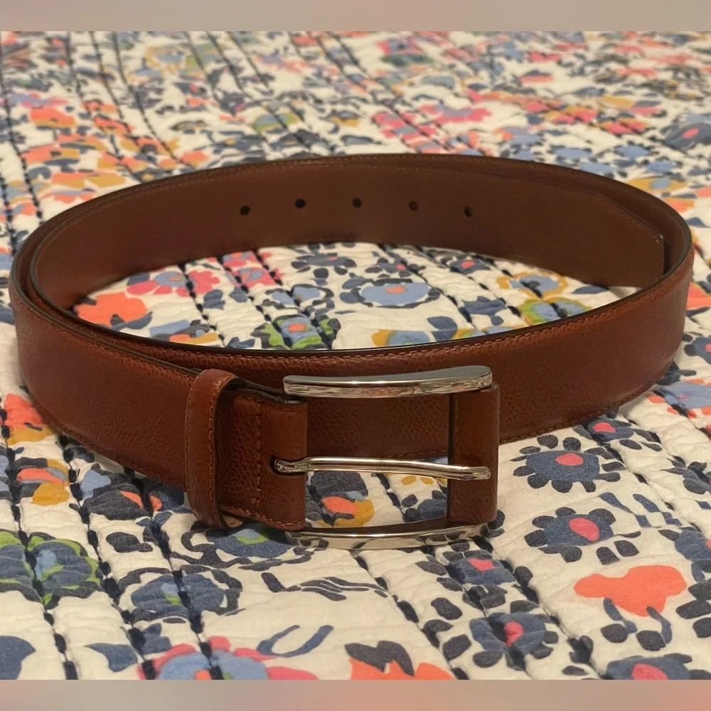 Sz 40 Brooks Brothers Pebble Leather Belt